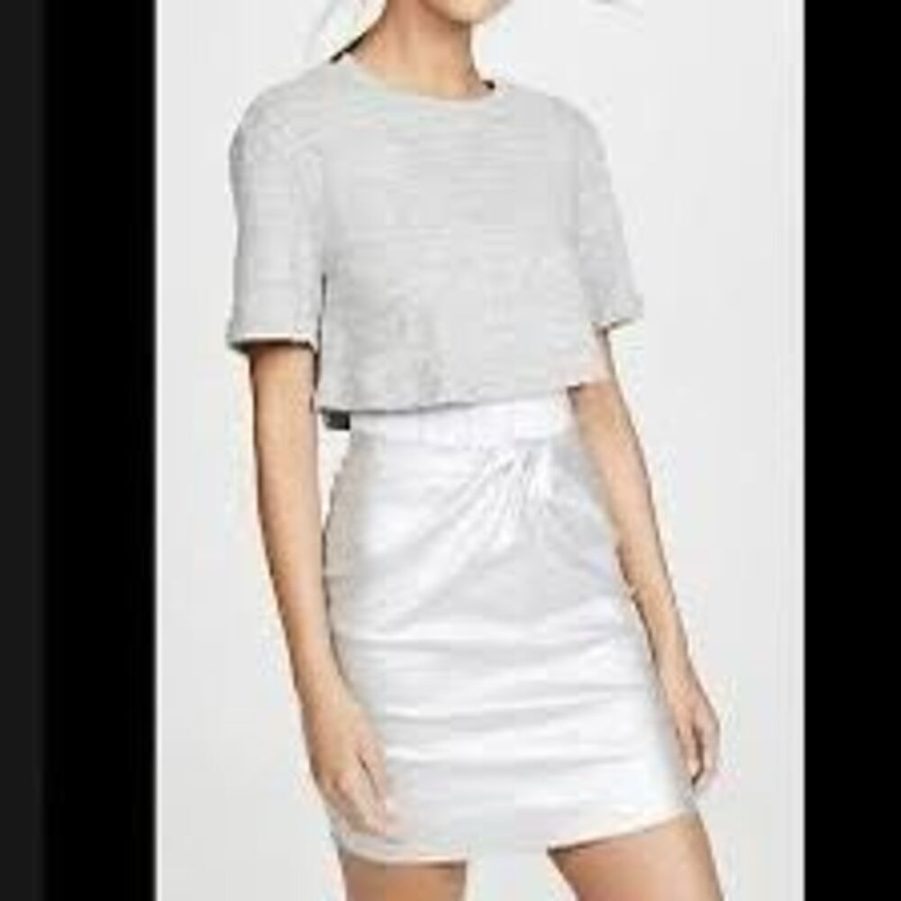 RTA Naomi Dress in Sound Silver - Picture 2 of 8